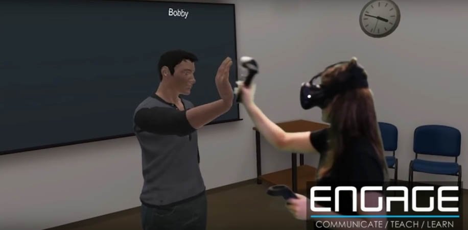 Engage VR users having fun